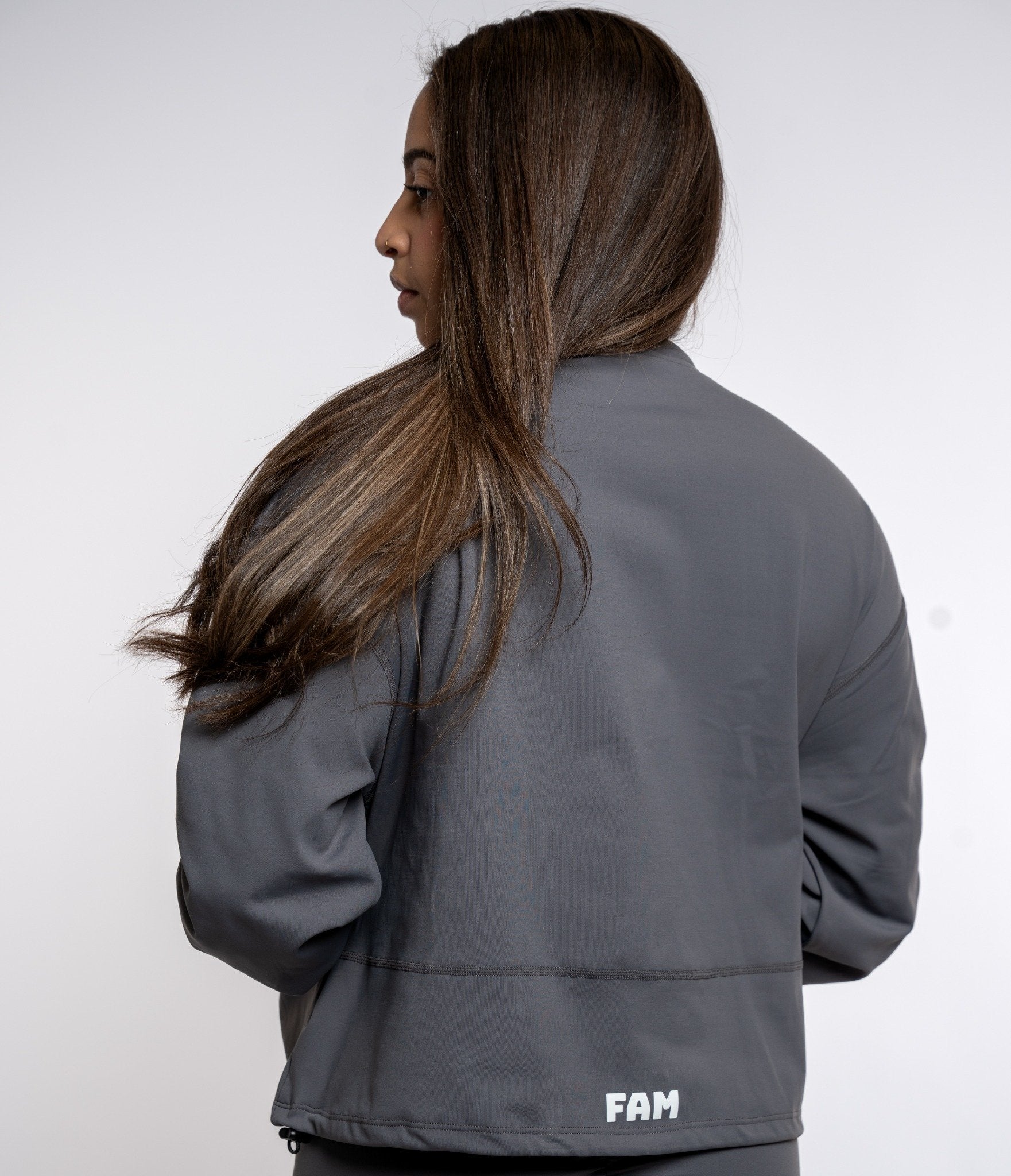 FAM Women's Sports Jacket Grey