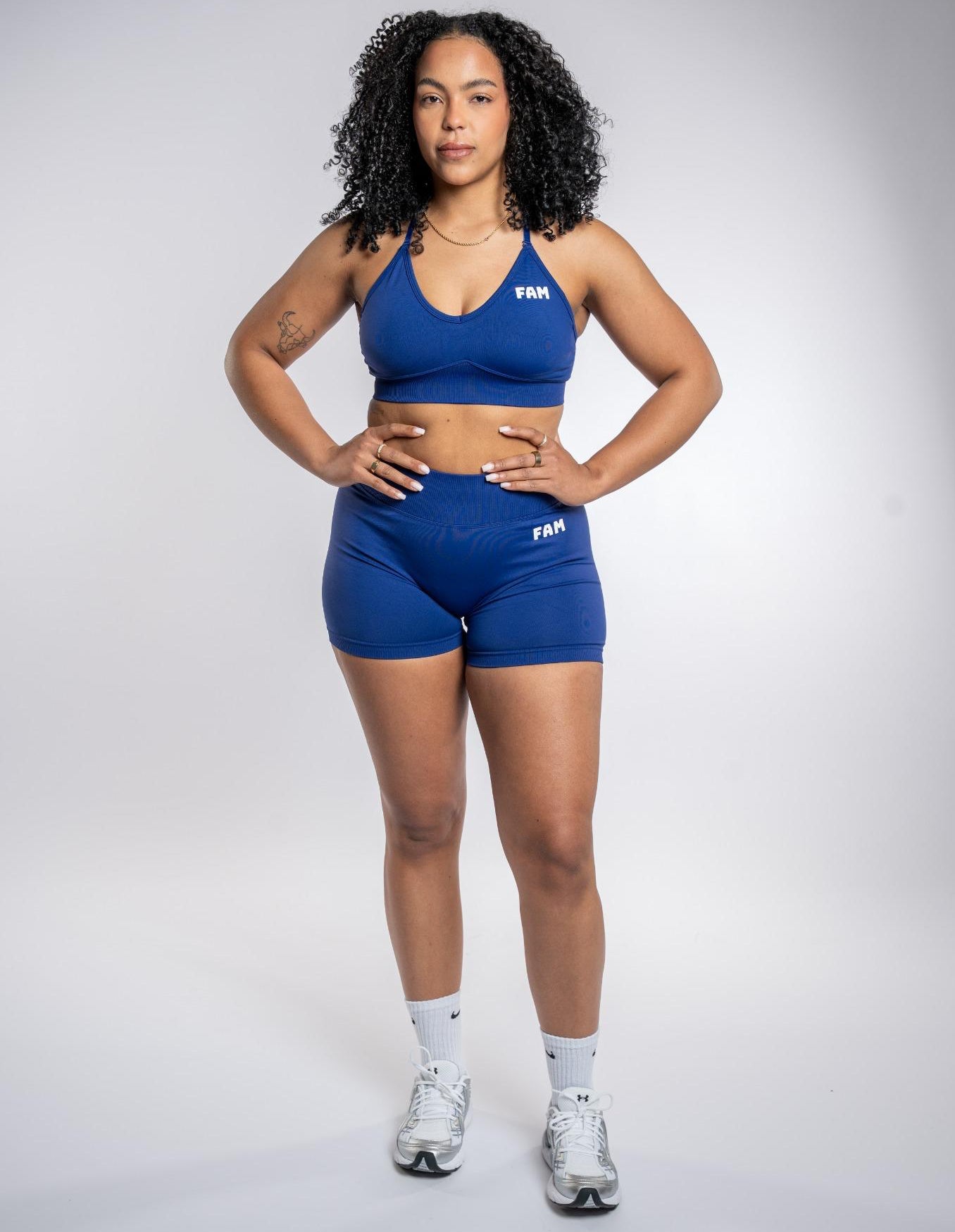 FAM blue sport bra