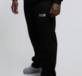 FAM Black Fleece Straight Pants